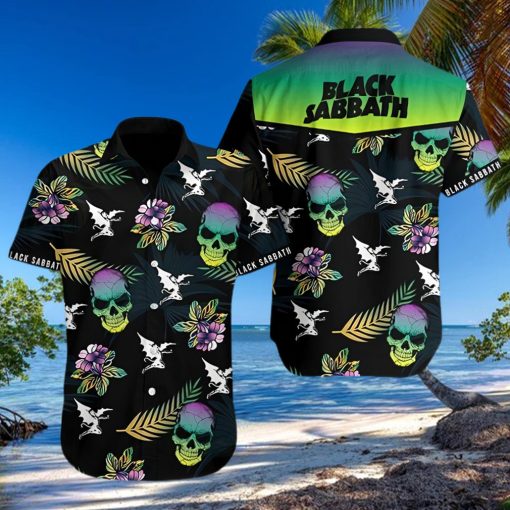 Bs Hawaiian Skull Shirt