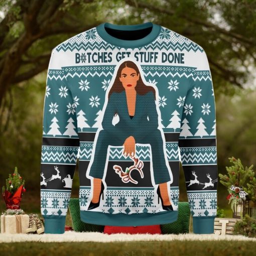 Btches Get Stuff Done Ugly Christmas Sweater Xmas Gift Men And Women Christmas Sweater