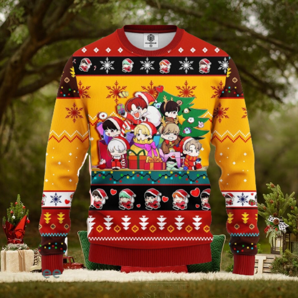 Bts Army Chibi Cute Ugly Christmas Sweater Red Yellow 1 Amazing Gift Men And Women Christmas Gift Bts Army Chibi Cute Ugly Christmas Sweater Red Yellow 1 Amazing Gift Men And Women Christmas Gift