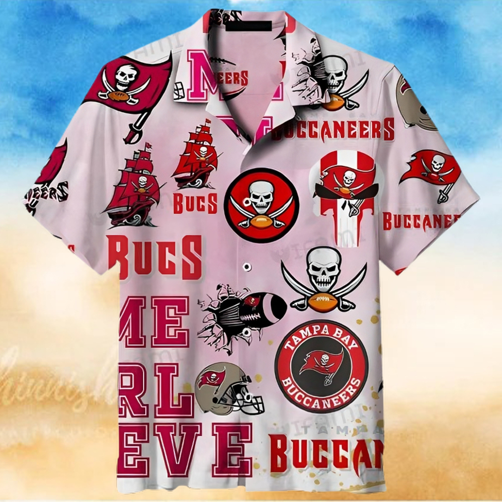 Buccaneers Hawaiian Shirt Punisher Skull Pirate Tampa Bay Buccaneers Gift