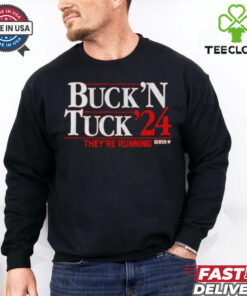 Buck ‘N Tuck ’24 Bucky Irving & Sean Tucker They’re Running Shirt