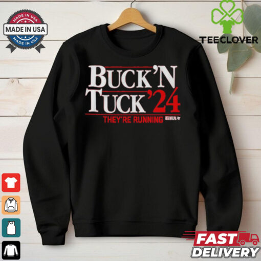 Buck ‘N Tuck ’24 Bucky Irving & Sean Tucker They’re Running Shirt