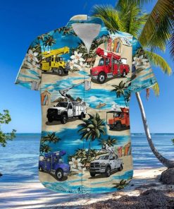 Bucket Trucks Hawaiian Shirt