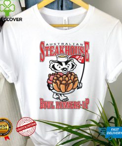 Bucky Badger Wisconsin Badgers football Australian Steakhouse Bowl Runners Up shirt