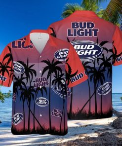 Bud Light Beer Hawaiian Shirt Custom Hawaiian Aloha Shirt