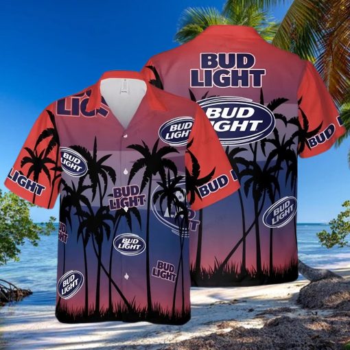 Bud Light Beer Hawaiian Shirt Custom Hawaiian Aloha Shirt