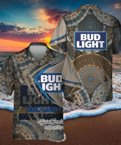 Bud Light Beer Mandala Trending Hawaiian Shirt