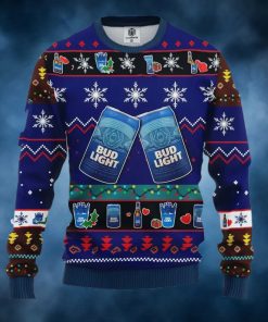 Bud Light Beer Ugly Christmas Sweater, Faux Wool Sweater, Gifts For Beer Lovers, International Beer Day, Best Christmas Gifts For 2022 – Prinvity