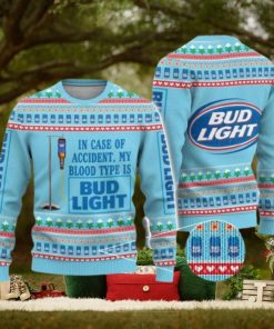 Bud Light Beer Ugly Christmas Sweater Gift Christmas