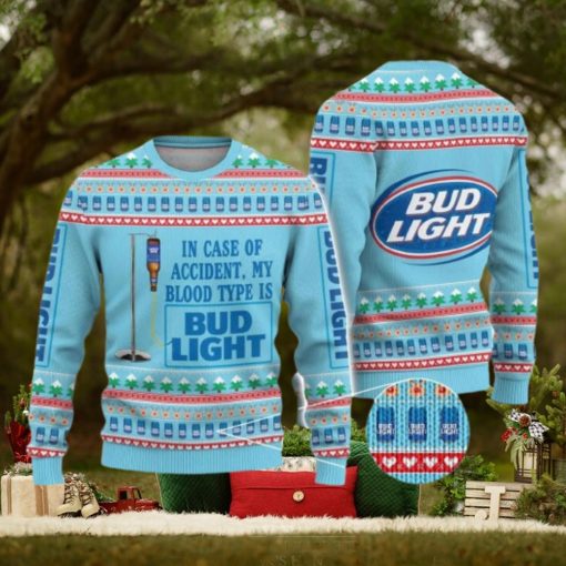 Bud Light Beer Ugly Christmas Sweater Gift Christmas
