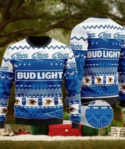 Bud Light Christmas Sweater, Merry Ugly Christmas Sweater, Christmas Gift Apparel