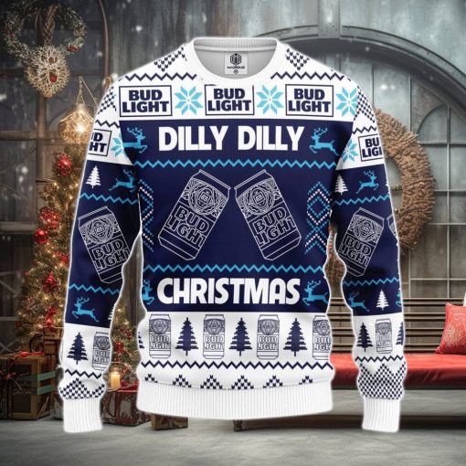 Bud Light Dilly Ugly Christmas Sweater Amazing Gift Men And Women Christmas Gift
