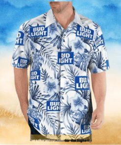 Bud Light Hawaiian Shirt Classic Flora