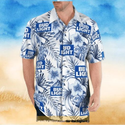 Bud Light Hawaiian Shirt Classic Flora