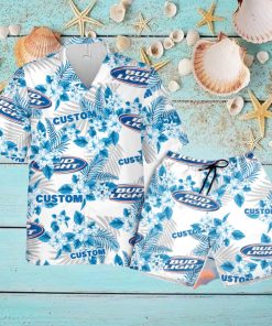 Bud Light Hawaiian Shirt Flowers Pattern Personalized Gift Men And Wome