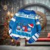 Personalized Bud Light Christmas Ugly Sweater