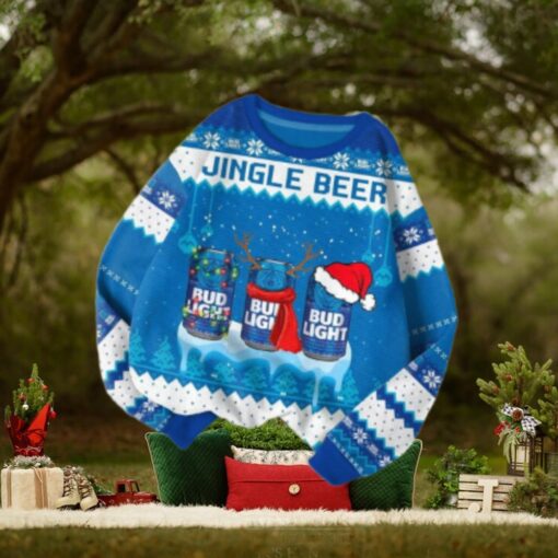 Bud Light Jingle Beer Ice Snow Ugly Sweater