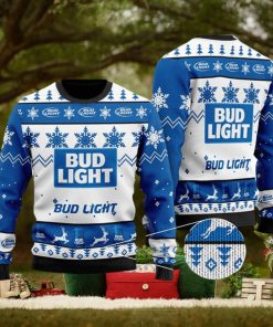 Bud Light Knitted 3D Sweater Gift For Xmas