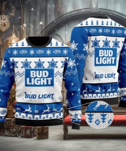 Bud Light Knitted 3D Sweater Gift For Xmas
