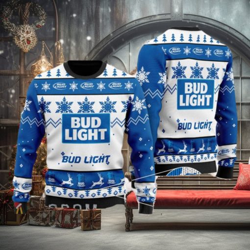Bud Light Ugly Sweater For Men And Women Gift Sweater Beer