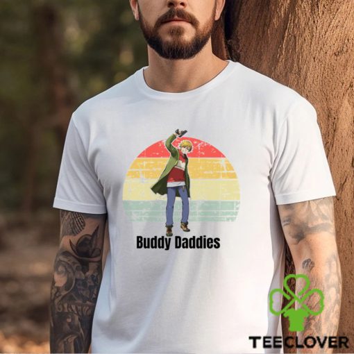 Buddy Daddies Distressed Anime Art Unisex T Shirt