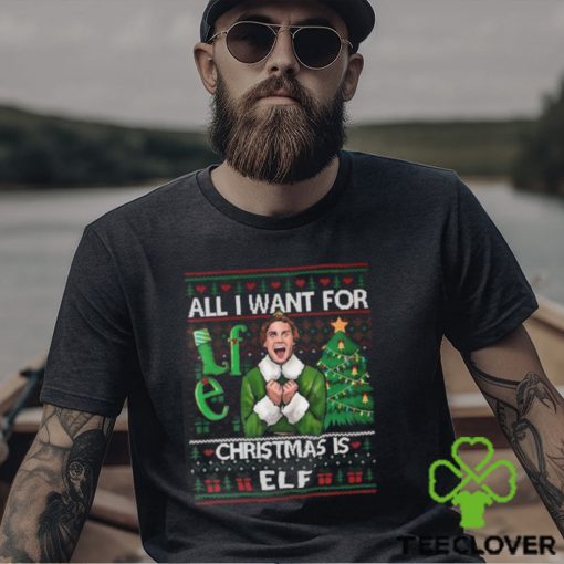Buddy Elf All I Want for Christmas T Shirt