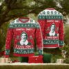 Christmas Dachshund Ugly Sweater, Santa Hat Dog Sweater
