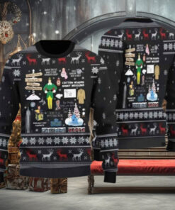 Buddy The El.f Christmas Ugly Sweater, OMG Santa I Know Him Sweater