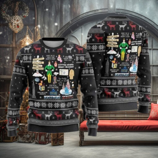 Buddy The Elf Movie Ugly Christmas Sweater