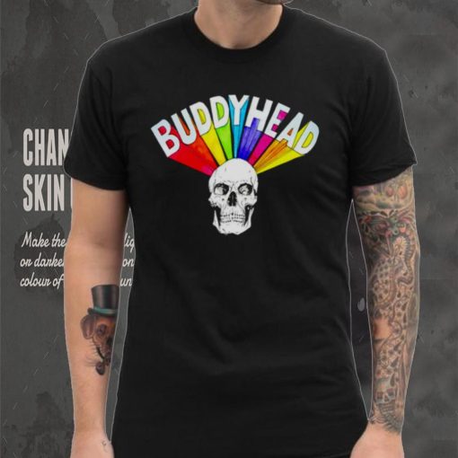 Buddyhead rainbow skull hoodie, sweater, longsleeve, shirt v-neck, t-shirt