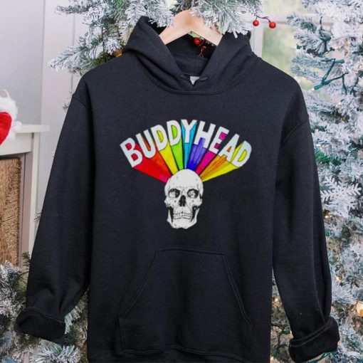 Buddyhead rainbow skull hoodie, sweater, longsleeve, shirt v-neck, t-shirt