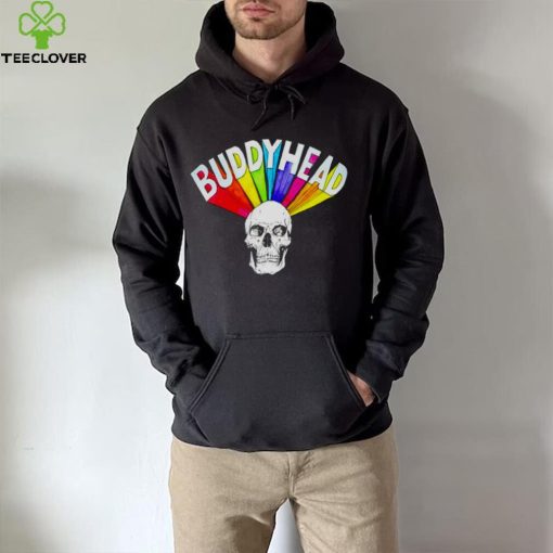 Buddyhead rainbow skull hoodie, sweater, longsleeve, shirt v-neck, t-shirt