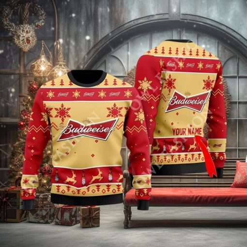 Budweiser Beer Christmas Sweater