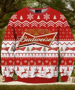 Budweiser Brand Cans Beers 3D Printed Christmas Sweater