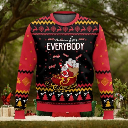 Budweiser For Everybody Ugly Christmas Sweater