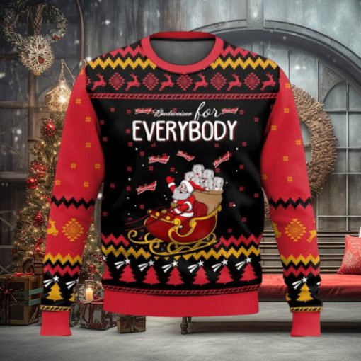 Budweiser For Everybody Ugly Christmas Sweater