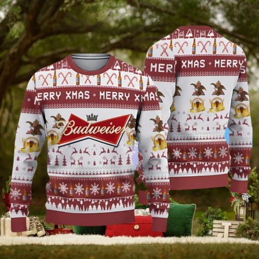 Budweiser Merry Xmas Ugly Christmas Sweater