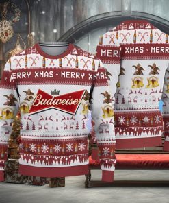 Budweiser Merry Xmas Ugly Christmas Sweater