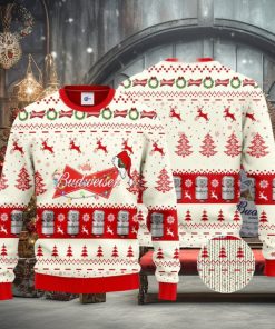 Budweiser Santa Hat Christmas Ugly Christmas Sweater, Ugly Sweater Appare