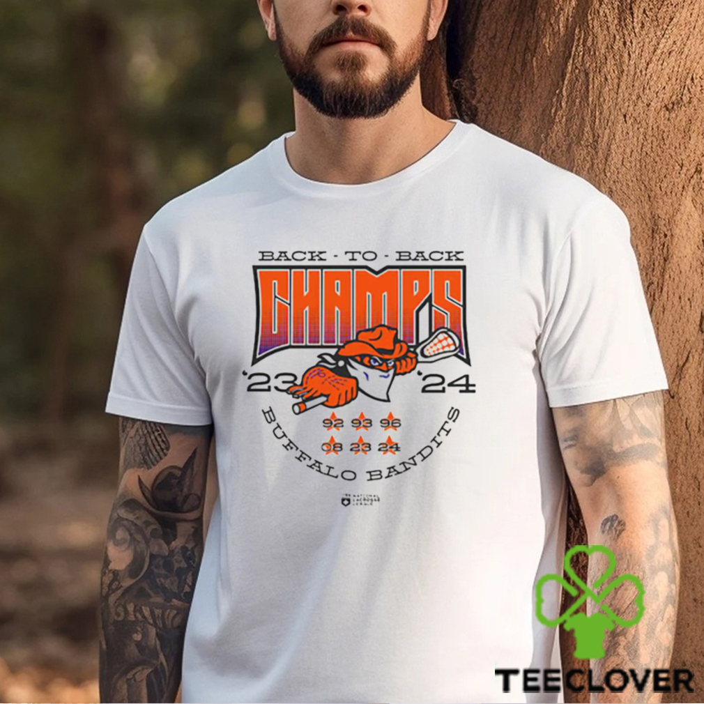 Buffalo Bandits Back To Back Nll Cup Champions T Shirt Buffalo Bandits Back To Back Nll Cup Champions T Shirt