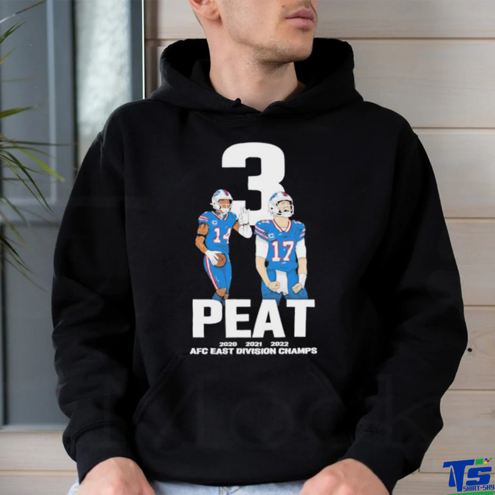 Buffalo Bill 3 Peat 2020 2021 2022 afc east division champs shirt Buffalo Bill 3 Peat 2020 2021 2022 afc east division champs shirt