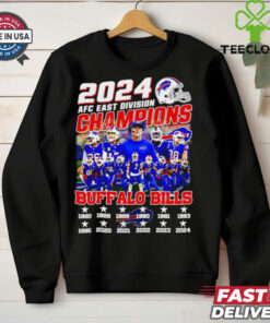 Buffalo Bills 2024 AFC East Division Champions 12 time shirt