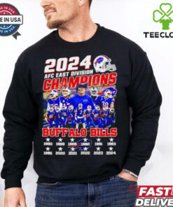 Buffalo Bills 2024 AFC East Division Champions 12 time shirt