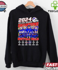 Buffalo Bills 2024 AFC East Division Champions 12 time shirt