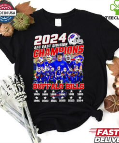 Buffalo Bills 2024 AFC East Division Champions 12 time shirt