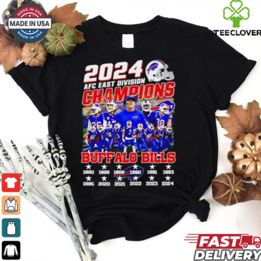 Buffalo Bills 2024 AFC East Division Champions 12 time shirt