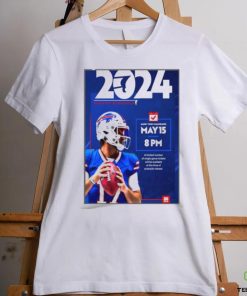 Buffalo Bills 2024 Season Schedule Poster Shirt