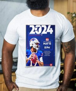 Buffalo Bills 2024 Season Schedule Poster Shirt