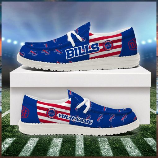 Buffalo Bills 2024 Version Personalized Hey Dude Shoes