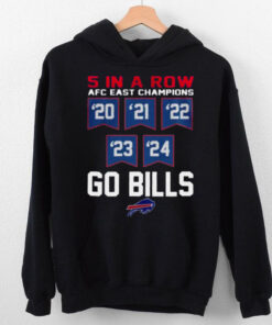 Buffalo Bills 5 Straight AFC East Championship 5 In A Row T shirt